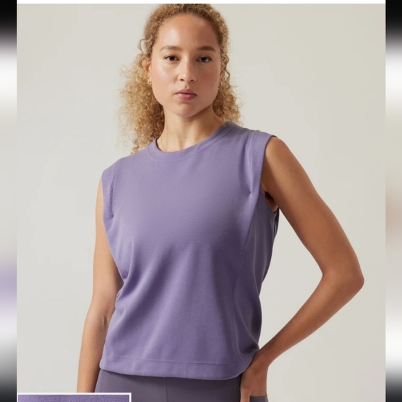 Athleta Tops - NWOT ATHLETA SEASOFT TANK SWEATSHIRT